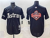 Men's Houston Astros Team Big Logo Black Gothic 'Houston Born Barrio Raised' Limited Stitched Jerseys,baseball caps,new era cap wholesale,wholesale hats